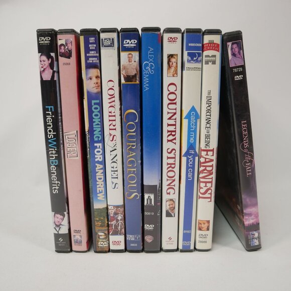 Movie Lot Of 10 DVDs Comedy Drama Romance Mixed Titles (See Details) TESTED - Picture 1 of 16
